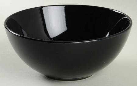 陶瓷汤碗  6.5寸 (一人份) 黑色